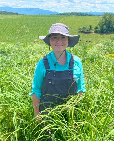 Presley in field